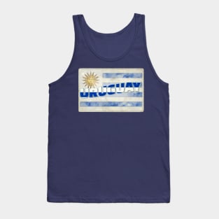 Uruguay vintage style retro souvenir Tank Top